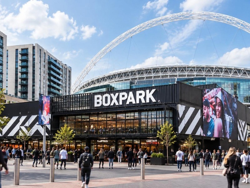 BOXPARK Wembley and Vastu Accidental Harmony Beneath the Wembley Arch